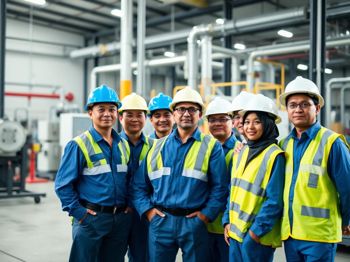 Our production team at PT Karbon Aktif Indonesia
